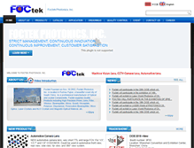 Tablet Screenshot of foctek.net